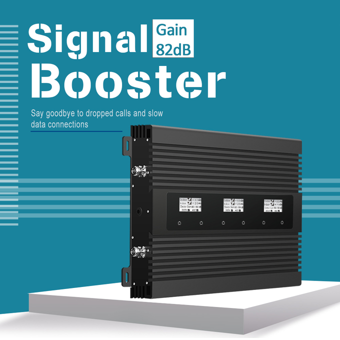 Répétiteur mobile multibande 2G 4G 2 d'amplificateur du propulseur 800/900/1800MHz de signal