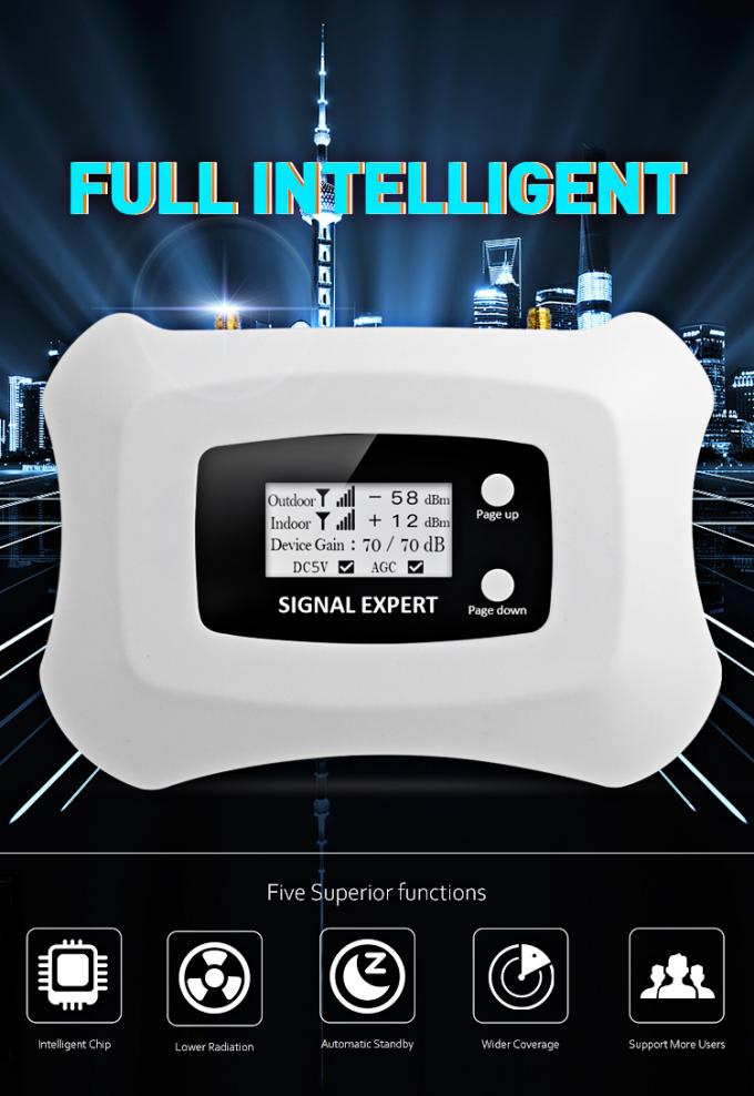 propulseur cellulaire 70dBi de signal de réseau d'amplificateurs de répétiteur de 800MHz Lte 4g 2