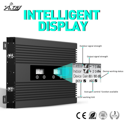 acheter amplificateur de propulseur à deux bandes du téléphone portable 80dB 23dBm de puissance de sortie 27dBm fabrication en ligne