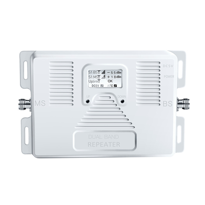 acheter répétiteur à deux bandes 2G 3G 4G de propulseur de signal de 1800MHz 2100MHz 70dB fabrication en ligne