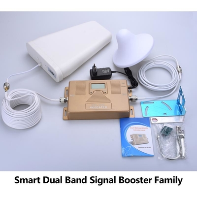 répétiteur à deux bandes de réseau du propulseur 2G 3G 4G de signal de 850MHz 1800MHz