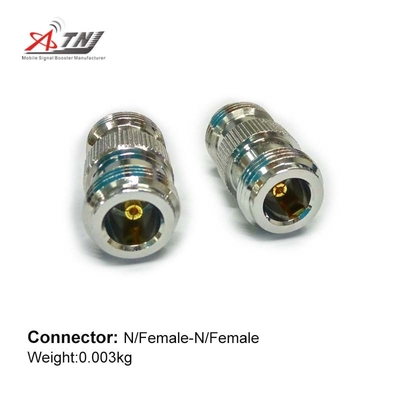 Type femelle adapté aux besoins du client matériel en alliage de zinc de N de connecteur de propulseur de signal