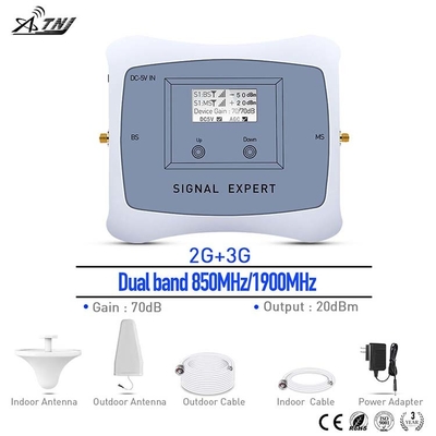 amplificateur à deux bandes cellulaire du propulseur CDMA PCS de 2G 3G 850MHz 1900MHz