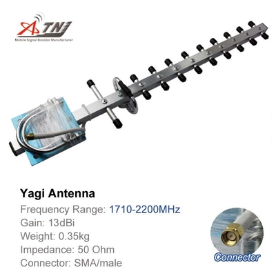 Matériel en alliage de zinc de Yagi du gain 13dBi de signal d'antenne extérieure de propulseur