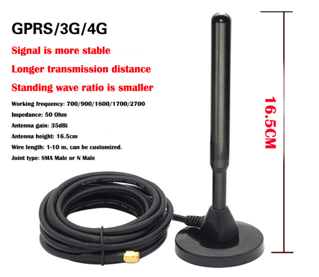 Antenne de propulseur de signal de véhicule du gain 35dBi 4G avec le surgeon magnétique