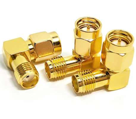 Type mâle du coude rf SMA au connecteur femelle pour le propulseur de réseau