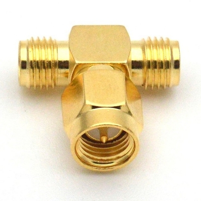 Type mâle de T des adaptateurs SMA de câble de propulseur de téléphone portable à conjuguer femelle