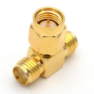 Type mâle de T des adaptateurs SMA de câble de propulseur de téléphone portable à conjuguer femelle