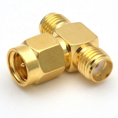 Type mâle de T des adaptateurs SMA de câble de propulseur de téléphone portable à conjuguer femelle