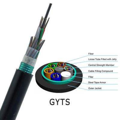 Câble à fibres optiques blindé unitaire du mode G652D pour le propulseur de téléphone portable