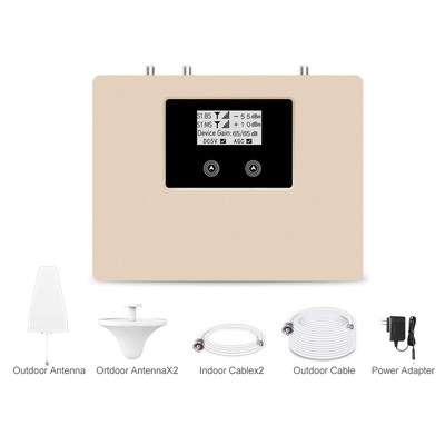 70dB gagnent le répétiteur à deux bandes du propulseur 850MHz 1900MHz du signal 3G